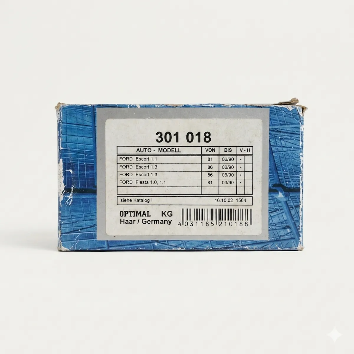 Підшипники роликові конічні OPTIMAL 301 018 — Ford Escort IV, Ford Fiesta
