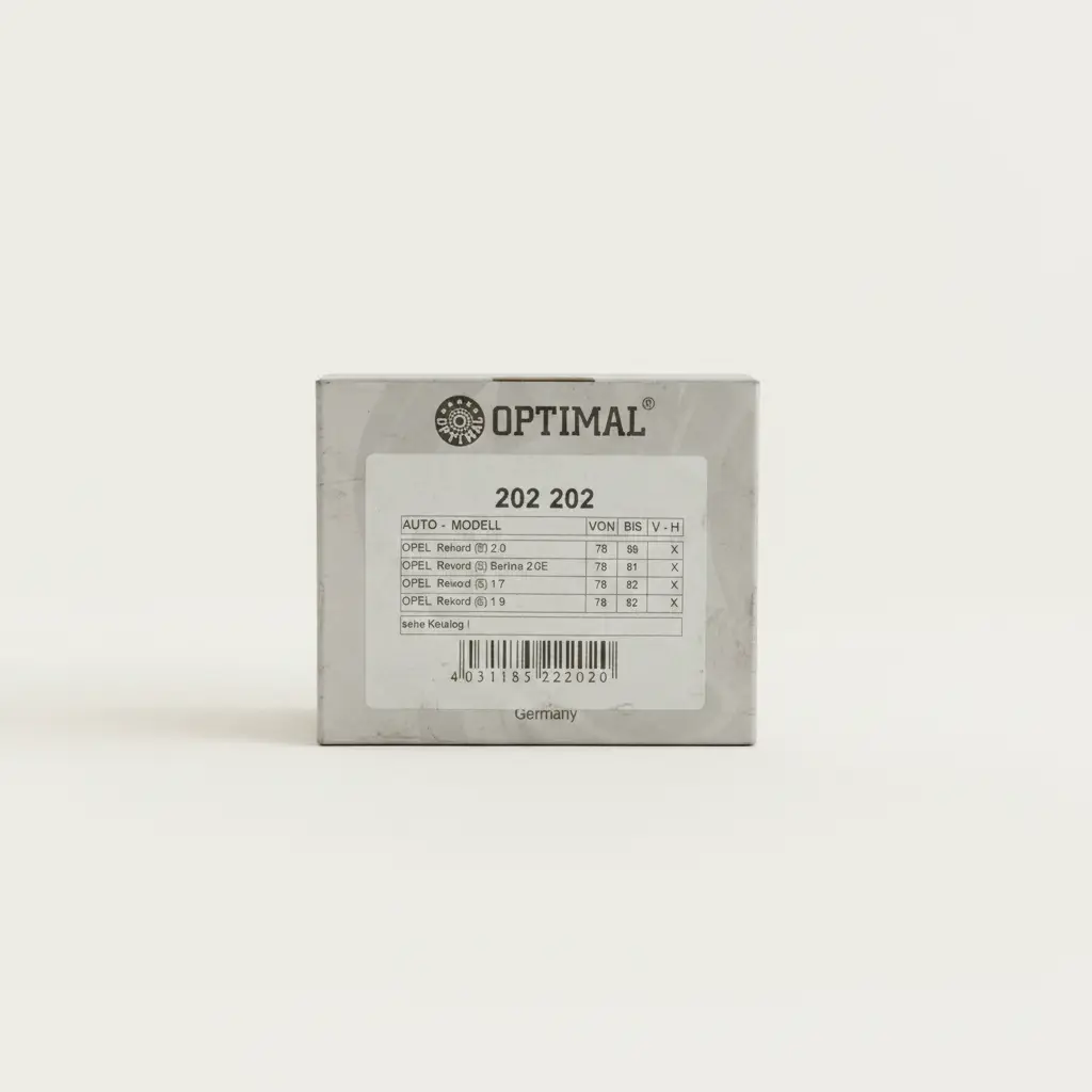 Підшипник OPTIMAL 202 202 — Opel Rekord